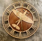 Vickers Supermarine Spitfire<br>10-14 Inch Clock